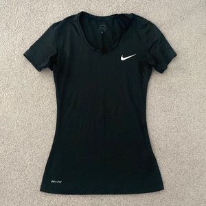 NIKE Pro Dri-Fit Black Tee - Small